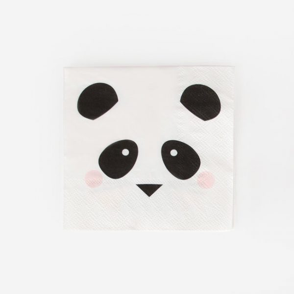 Serviettes Pandas Mini Royaume MELAZIC Cupcakes Ateliers Et