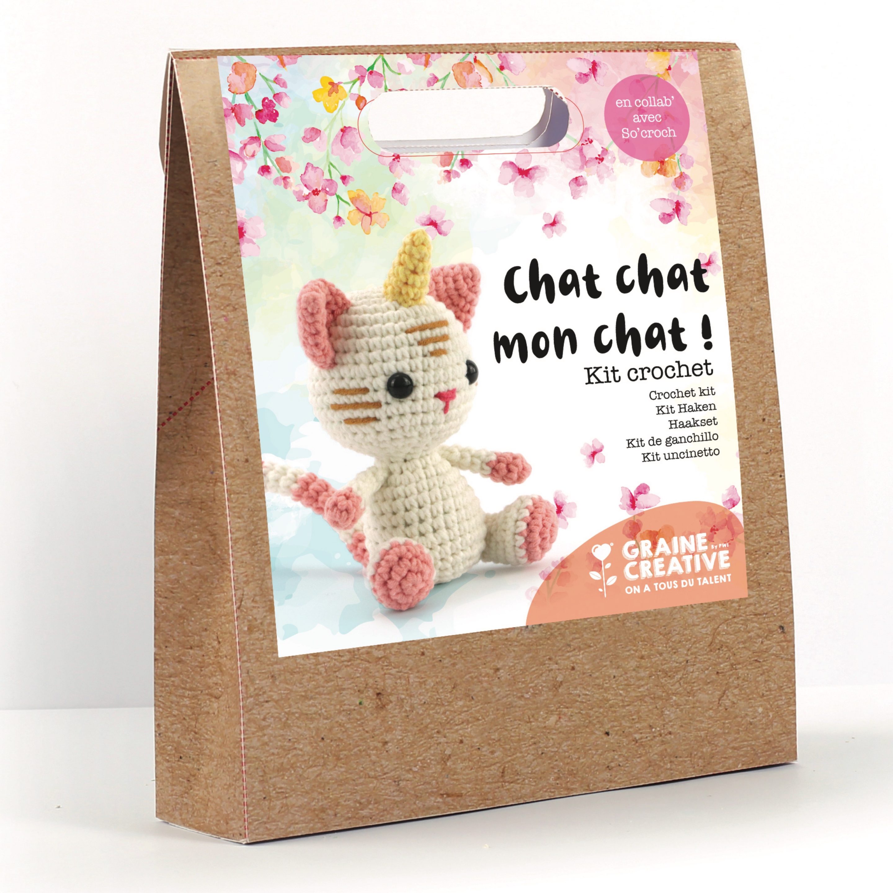 Kit crochet Chat - Royaume MELAZIC – Cupcakes, ateliers et objets cadeaux